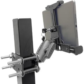 حامل عمود iBOLT Dock'n Lock Bizmount 38 مم/ 1.5 بوصة/C - حامل تابلت للرافعة الشوكية الآمنة شديدة التحمل لمركبات المستودعات والأجهزة اللوحية مقاس 7-10 بوصة in Kuwait
