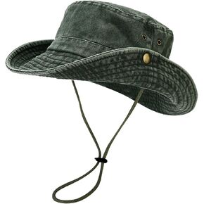 Men's Sun Hat Wide Brim Bucket Hat Women Travel Fishing Hiking Fisherman Hats in Kuwait