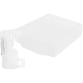 Hard Disk Protection Box, 3.5in HDD SSD Shockproof Anti Static ABS Storage Case with Transparent and Black Fixed Pad, for HDD SSD Hard Drive (White) in Kuwait