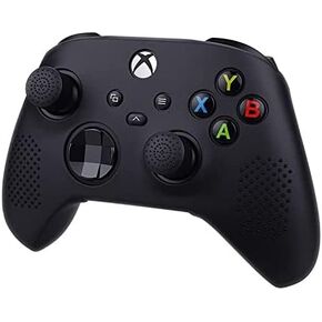 غطاء حماية من السيليكون لجهاز تحكم Xbox Series X/S - غطاء حماية مضاد للانزلاق ومضاد للخدش يناسب وحدة تحكم Xbox Series X/S - أسود in Kuwait