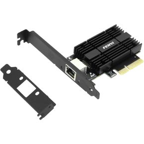 بطاقة شبكة FENVI 10G PCIe مع وحدة تحكم Marvell AQC113، ومحول إيثرنت 10 جيجا بايت Base-T بطاقة RJ45 NIC، PCI Express X4، لنظام التشغيل Windows 10/11/Windows Server، Linux، SFF، NAS، محطة العمل والكمبيوتر المكتبي in Kuwait