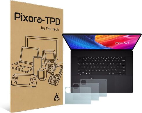 Pixora-TPD Touchpad Protector for Asus ProArt P16 (H7606) - Trackpad Cover - Kinu Matte (3-Pack) in Kuwait