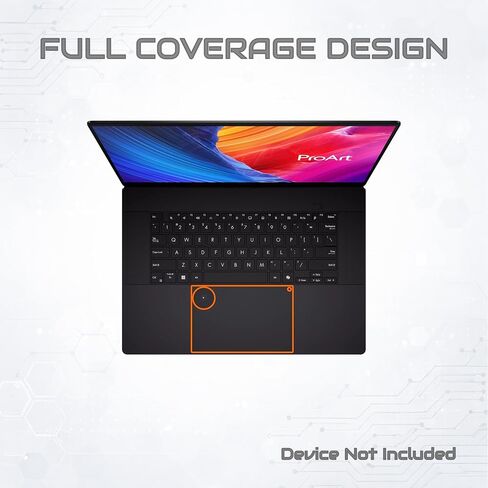 Pixora-TPD Touchpad Protector for Asus ProArt P16 (H7606) - Trackpad Cover - Kinu Matte (3-Pack) in Kuwait