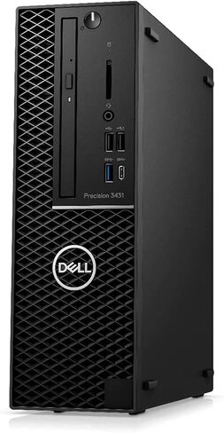 Dell Precision 3431 SFF Small Form Factor Workstation Desktop | Core i5-9500 - 256GB SSD Hard Drive - 16GB RAM | 6 cores @ 4.4 GHz Win 11 Home Black (Renewed) in Kuwait