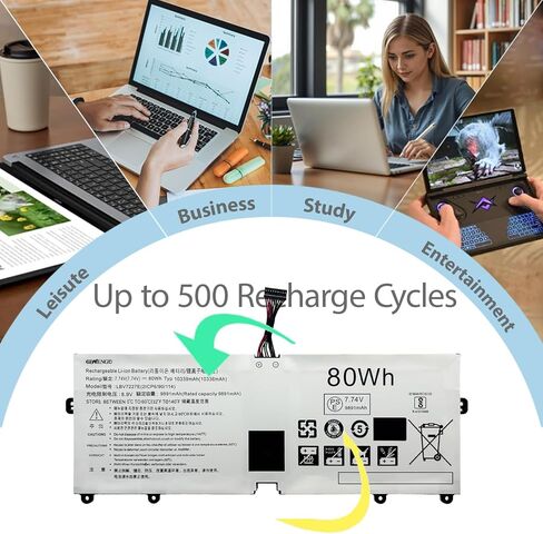 LBV7227E 80Wh بطارية كمبيوتر محمول بديلة لـ LG Gram 15 2020 15Z90N Gram 17 2020 2021 17Z90N Gram 16 2021 16ZD90P 16ZD90P 16Z90P 16Z90PC 16Z90PG 2IC96/90/114 7.74 فولت 10336 مللي أمبير in Kuwait