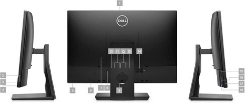 Dell OptiPlex 5260 All-in-One Windows 11 Pro Computer Desktop PC, 21.5in AIO FHD(1920x1080), Intel Core i7-8700, 8GB RAM, 256GB SSD, WiFi, Bluetooth, Keyboard & Mouse(Renewed) in Kuwait