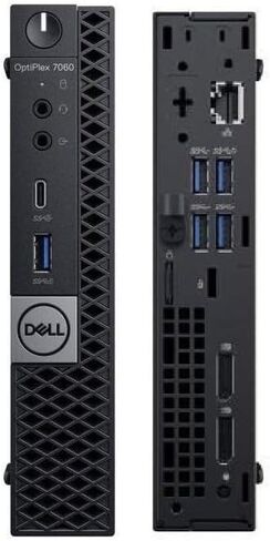 كمبيوتر مكتبي صغير طراز OptiPlex 7060 من Dell، وأجهزة كمبيوتر Windows 11 Pro i5، وIntel Core i5-8500T، وذاكرة وصول عشوائي سعتها 8 جيجابايت، ومحرك أقراص SSD سعة 256 جيجابايت، وماوس ولوحة مفاتيح، وUSB WiFi، وبلوتوث (متجدد) in Kuwait