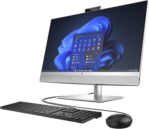 2026 HP EliteOne 870 G9 27 بوصة QHD كمبيوتر مكتبي الكل في واحد (Intel 20-Core i7-14700، 32GB DDR5، 1TB SSD) AIO Business Computer، Wi-Fi، BO Audio، كاميرا ويب 5MP، DisplayPort، Wolf Security، Win 11 Pro in Kuwait