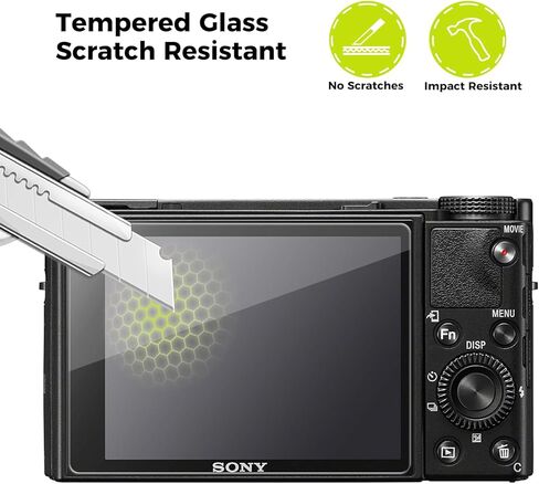 4 قطع لواقي شاشة الكاميرا Sony Alpha A7V A7 V A7R V 7R V A7RV A7M5، زجاج مقسى فائق النحافة 0.3 ملم، تغطية كاملة، فيلم عرض LCD، شفاف عالي الدقة، مضاد للخدش، خالي من الفقاعات in Kuwait