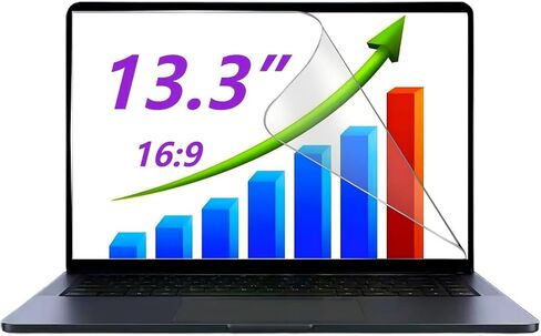 [3 عبوات 13.3 واقي شاشة مضاد للوهج لجهاز 13.3 بوصة Dell Inspiron 13/13.3 بوصة ASUS Chromebook وZenBook /13.3 بوصة HP Elitebook & ProBook/Jumper كمبيوتر محمول 13.3 بوصة إلخ، عرض ملحقات الكمبيوتر المحمول in Kuwait