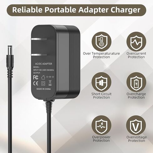 36V Charger Compatible with Uosogi X9 Turbo & Iirios Q7 29.6V Battery Cordless Vacuum Cleaners Power Adapter in Kuwait