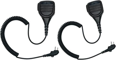 ميكروفون مكبر صوت لأجهزة الراديو Hytera HYT متوافق مع TC-508 TC-580 BD502i PD502 PD482i PD402i PD562i BD502 جهاز اتصال لاسلكي ثنائي الاتجاه مع مقبس 3.5 مم، عبوتان in Kuwait