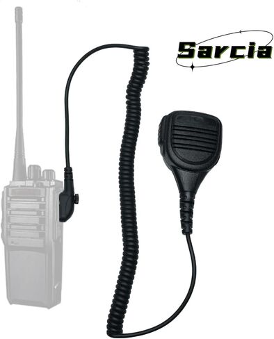 ميكروفون مكبر صوت لأجهزة الراديو Hytera HYT متوافق مع TC-508 TC-580 BD502i PD502 PD482i PD402i PD562i BD502 جهاز اتصال لاسلكي ثنائي الاتجاه مع مقبس 3.5 مم، عبوتان in Kuwait