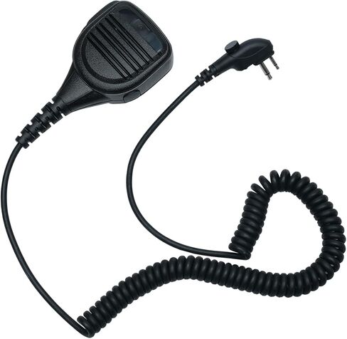 ميكروفون مكبر صوت لأجهزة الراديو Hytera HYT متوافق مع TC-508 TC-580 BD502i PD502 PD482i PD402i PD562i BD502 جهاز اتصال لاسلكي ثنائي الاتجاه مع مقبس 3.5 مم، عبوتان in Kuwait