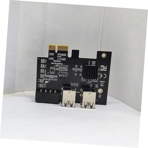 Pci e USB 3.0 Riser Card Pci Express Expansion Adapter with 4 e Slots for Desktop Computer Computing and Gaming Accessories in Kuwait