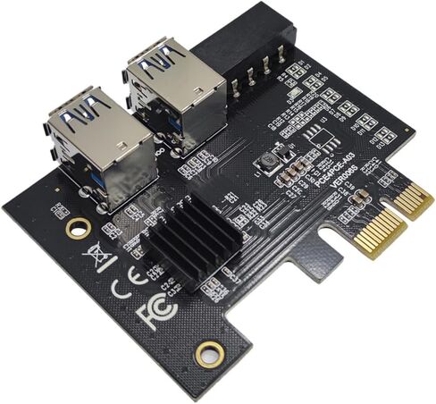 بطاقة Pci e USB 3.0 Riser 4 فتحات Pci e، ملحقات كمبيوتر للتعدين والتوسع، محول تمديد إلكتروني لإلكترونيات الكمبيوتر المكتبي in Kuwait