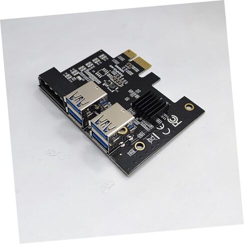 بطاقة Pci e USB 3.0 Riser 4 فتحات Pci e، ملحقات كمبيوتر للتعدين والتوسع، محول تمديد إلكتروني لإلكترونيات الكمبيوتر المكتبي in Kuwait