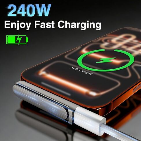 Duttek 240W USB C محول الزاوية اليمنى مع موسع حامل الهاتف القابل للطي، محول USB C ذكر إلى أنثى 90 درجة، للهاتف، واستخدام مكتب الكمبيوتر اللوحي، والألعاب المحمولة، والبث، والاستخدام المكتبي، Gun Gray-2 Pack in Kuwait