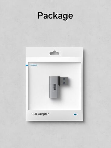 USB 3.2 Adapter 2 Pack, 90 Degree Right and Left Angle USB A Male to Female Connector OTG Adapter Cable Extender for Laptops Charger PC Car Mouse Keyboard (Side Back) in Kuwait