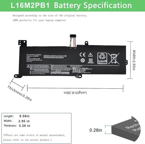 L16M2PB1 L16L2PB2 L16L2PB3 L16C2PB2 L16M2PB2 L16S2PB2 Laptop Battery for Lenovo Ideapad 320-14AST 14IAP 320-14IKB 320-14ISK 320-15ABR 320-15AST 15IKB 320-15ISK 320-17AST 320-17ABR 320-17IKB in Kuwait