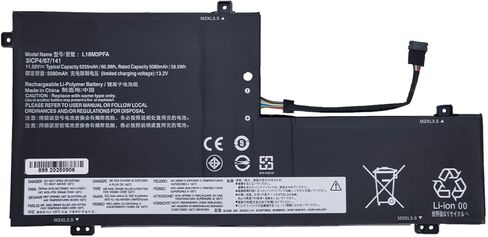 استبدال بطارية الكمبيوتر المحمول L18M3PFA لجهاز Lenovo Yoga C740-15IML C740-15 81TD Series Notebook L18D3PF2 5B10T83739 5B10T83740 5B10W67258 5B10W67402 SB10W67375 【11.52V 60.3Wh】 in Kuwait