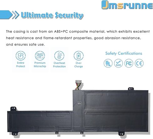 L19C3PD6 L19M3PD6 Laptop Battery Replacement for Lenovo IdeaPad Flex 5-15IIL05 5-14ALC05 5-15ITL05 5-15ALC05 5-14IIL05 5-14ITL05 Series L19L3PD6 L19D3PD6 SB10X49078 5B10X49073 11.52V 52.5Wh in Kuwait
