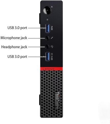 Lenovo ThinkCentre M715Q Mini Tiny Desktop PC, AMD PRO A12-9800E, 8GB RAM, 256GB SSD, Displayport, RJ-45, WiFi, Bluetooth, Windows 11 Pro (Renewed) in Kuwait