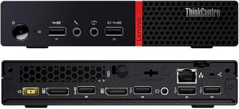 Lenovo ThinkCentre M715Q Mini Tiny Desktop PC, AMD PRO A12-9800E, 8GB RAM, 256GB SSD, Displayport, RJ-45, WiFi, Bluetooth, Windows 11 Pro (Renewed) in Kuwait