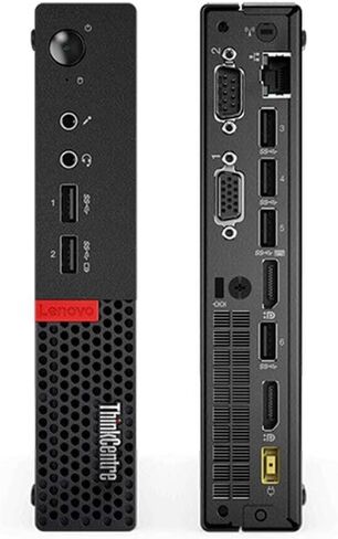 Lenovo ThinkCentre M910q Tiny Desktop, Win 11 Computer, Intel Core i5-6500T 2.5GHz, 8GB RAM, 256GB SSD, USB 3.0, DisplayPort, Mini PC Windows 11 Home (Renewed) in Kuwait