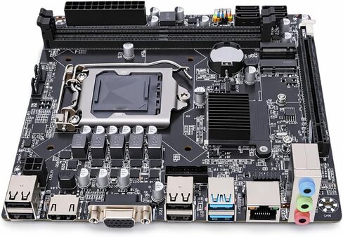 Yoidesu H110 Gaming Motherboard Dual Channel DDR4 Motherboard LGA 1151 Mini ITX Form Factor M.2 NVMe SATA3.0 Support for 6th 7th 8th Generation Processors in Kuwait