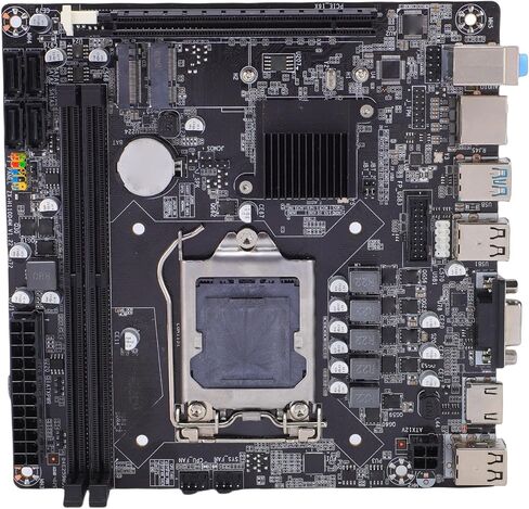 Yoidesu H110 Gaming Motherboard Dual Channel DDR4 Motherboard LGA 1151 Mini ITX Form Factor M.2 NVMe SATA3.0 Support for 6th 7th 8th Generation Processors in Kuwait