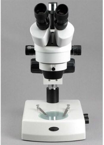 AmScope 3.5X-45X Trinocular Stereo Zoom Microscope with Dual Halogen Lights with 10MP USB3 Camera in Kuwait