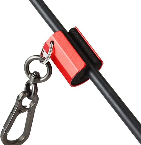 Black Lightweight Creek Rod Clips Wearable Fishing Holder Clips Fly Accessories Hand-Free Rod Holder Hunting and Fishing for Sports and Outdoors in Kuwait