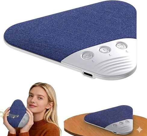 Pillow Speakers for Sleeping, 2026 Upgraded Bluetooth Under Pillow Speaker with White Noise Timer for Side Sleepers Adults Kids (Blue) in Kuwait