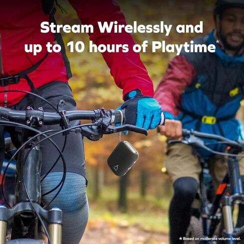 مكبر صوت بلوتوث 5.3 محمول مقاوم للماء من Creative MUVO Flex مزود بتقنية Auracast، عمر بطارية يصل إلى 10 ساعات، مقاوم للماء IP67، وأداء جهير قوي (أسود) in Kuwait