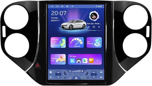 ستيريو سيارة Android 14 لسيارة VW Tiguan 1NF (2007-2016)، 8Core 4G+64G GPS Navigation مع شاشة لمس QLED 9.7 بوصة عبر Carplay Android Auto SWC Bluetooth 5.4 EQ USB TPMS in Kuwait