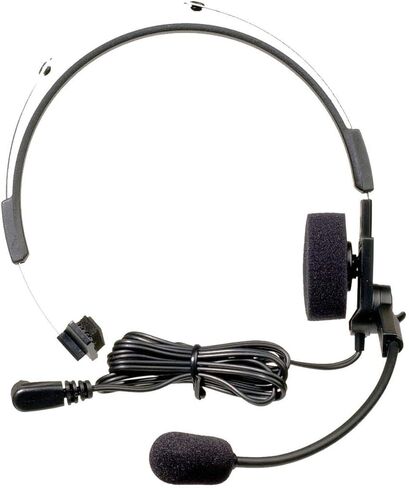 Motorola 53725 Single-Pin Talkabout Headset with Swivel Boom Microphone, Voice Activated Transmission (VOX) Capable, Compatible with TALKABOUT Radios in Saudi Arabia
