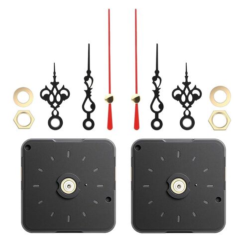 3D Printer DIY Clock Model Components Kit, Creative Model Makerworld MH011 Clock Mechanism Replacement Compatible with Bambulab P1P/P1S/A1/A1 Mini/X1/X1C/X1E 3D Printers-Prints NOT Included(4 PCS) in Saudi Arabia