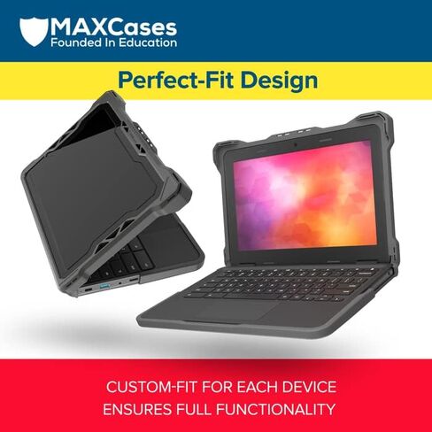 MAXCases Extreme Shell-F Slide Case for Dell 3120 Windows Clamshell (Gray/Clear) in Kuwait
