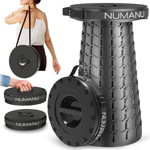 NUMANU 2026 مقعد كبير الحجم قابل للطي مقاس 3XL، أقصى وزن 1000 رطل، كرسي مقعد قابل للطي قابل للطي قابل للسحب مقاس 23.2 بوصة أو مسند قدم للسفر in Kuwait