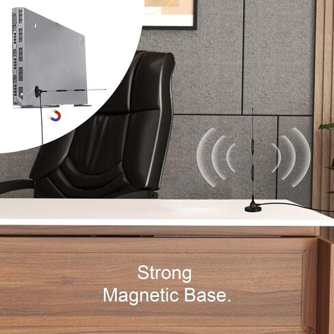 Meshtastic 915MHz LoRa Antenna for Outdoor Helium Hotspot Gateway with 3M Cable(SMA Male) 4.8dBi High Gain Magnetic Base Includes RG58 SMA Male Cable & IPEX Pigtail in Kuwait