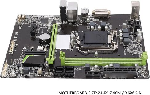 Dpofirs B150M Motherboard, Micro ATX, for B150, LGA1151, 2 x DDR4 DIMM Slots, PCI E X16, PCI E X1, VGA & DVI Output, 6 x USB 3.0, 6 USB 2.0 in Kuwait