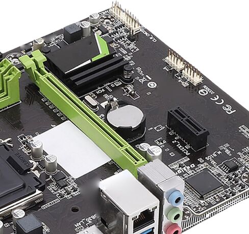 Dpofirs B150M Motherboard, Micro ATX, for B150, LGA1151, 2 x DDR4 DIMM Slots, PCI E X16, PCI E X1, VGA & DVI Output, 6 x USB 3.0, 6 USB 2.0 in Kuwait
