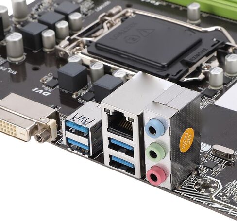 Dpofirs B150M Motherboard, Micro ATX, for B150, LGA1151, 2 x DDR4 DIMM Slots, PCI E X16, PCI E X1, VGA & DVI Output, 6 x USB 3.0, 6 USB 2.0 in Kuwait