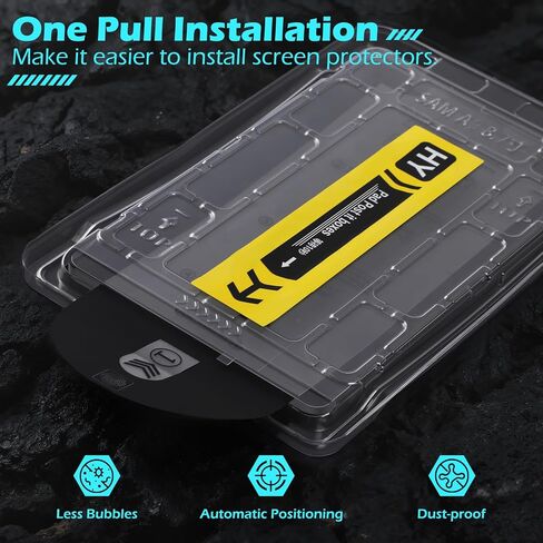 Hianjoo Screen Protector Compatible with Samsung Galaxy Tab A11/ Tab A9 8.7", Tempered Glass with Install Tray [HD Clarity] [9 Hardness] [Anti-Scratch] [Easy Installation] in Kuwait