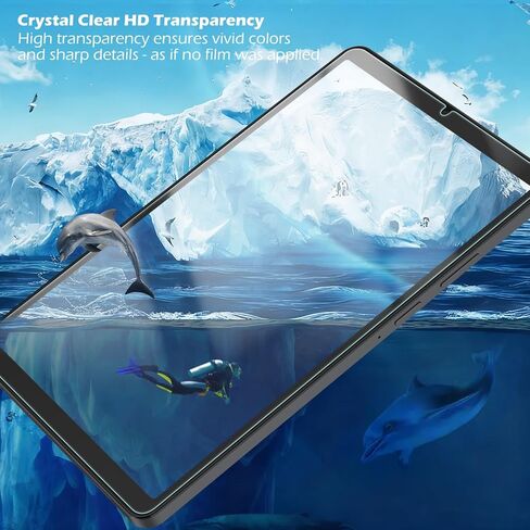 Hianjoo Screen Protector Compatible with Samsung Galaxy Tab A11/ Tab A9 8.7", Tempered Glass with Install Tray [HD Clarity] [9 Hardness] [Anti-Scratch] [Easy Installation] in Kuwait