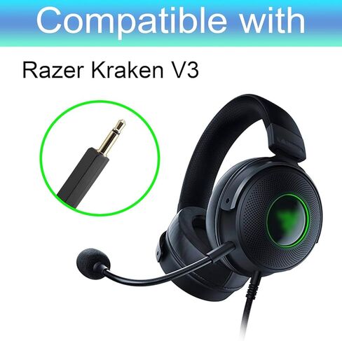 Kraken V3 Mic Boom, Replacement Mic Microphone Repair Parts for Razer Kraken V3 HyperSense Wired Pro Wireless Gaming Headphones Game Headsets in Kuwait
