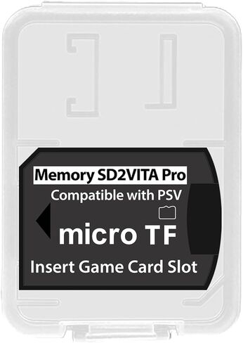 محول بطاقة ذاكرة SD2Vita 6.0 Ultimate PS Vita أسود، محول PS Vita Micro SD متوافق مع نظام PSV 1000/2000/PSTV FW 3.60 HENkaku Enso in Kuwait