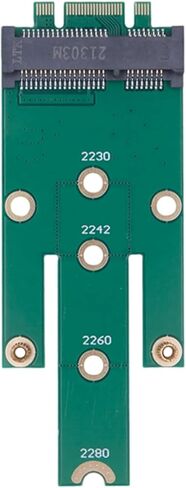 M.2 SSD Male Converters to MSATA Male MSATA to Convert Card Adapter for 2230 2242 2260 2280 M.2 SSD Compatibility in Kuwait