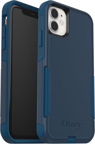 OtterBox iPhone 11 Commuter Series Case - Bespoke Way (Blazer Blue/Stormy SEAS Blue), Slim & Tough, Pocket-Friendly, with Port Protection in Kuwait
